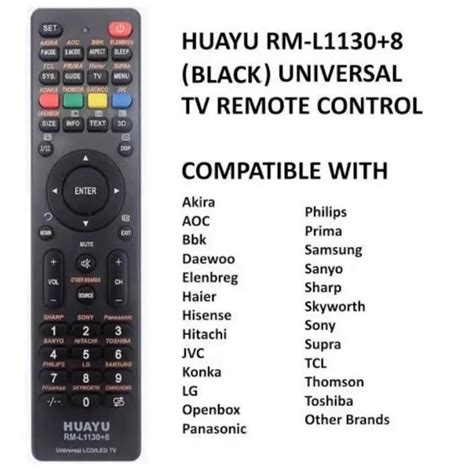 sparc tv remote code